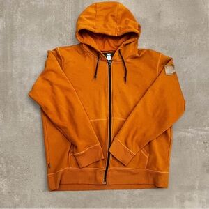 REI Men's Zip-Up Orange Sweater